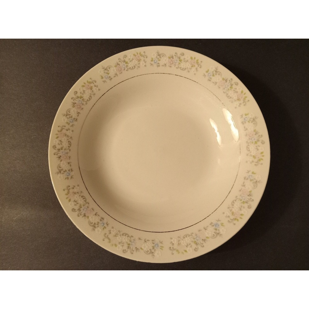 Two (2) Dynasty Fine China Rapture Cereal/Soup Bowls (11054) 7.75"